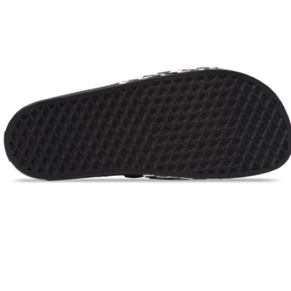 VANS Checker Black and White Slides 9M - Picture 3 of 3